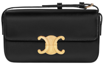 CELINE Shoulder Bag Claude In Natural Calfskin "Black"