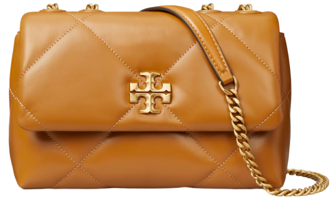 Tory Burch Kira quilted shoulder bag "Tan"